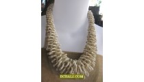 multi wrapted beaded necklaces corn short
